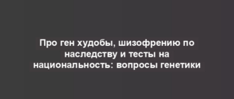 Про ген худобы, шизофрению по наследству и тесты на национальность: вопросы генетики